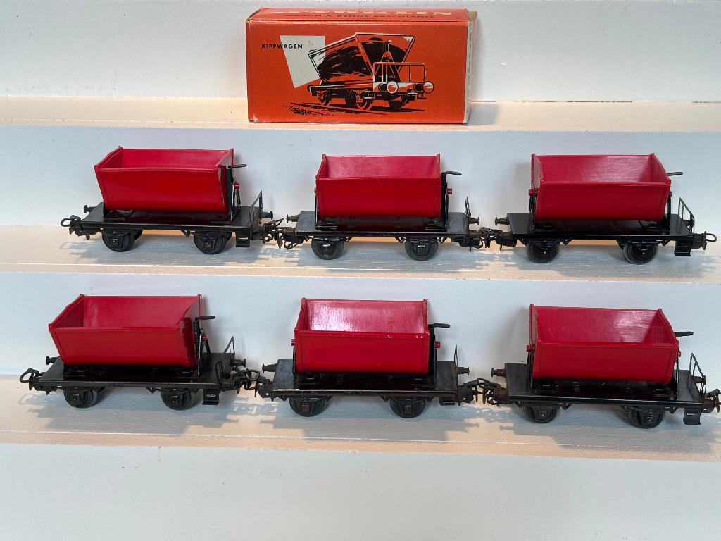 6 x Märklin 4513 kiepwagons, Wisselstroom, Gebruikt, Wagon, Ophalen of Verzenden