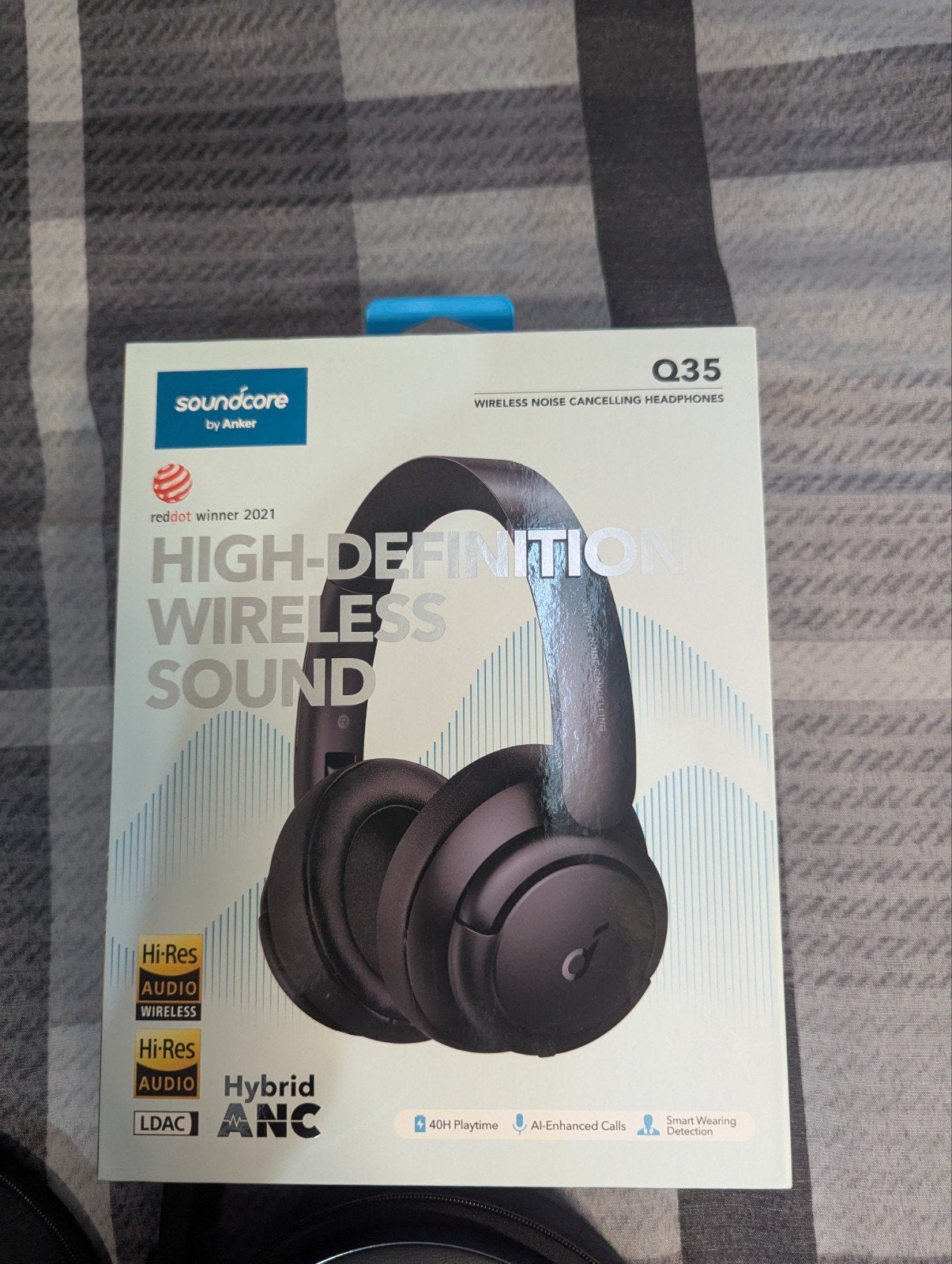 Soundcore Q35 draadloze noise cancelling koptelefoon, Ophalen of Verzenden, Zo goed als nieuw, Overige merken