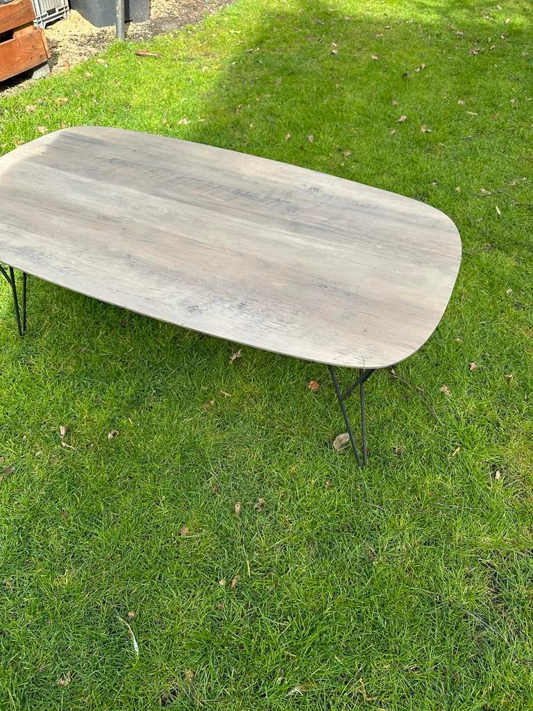 TuinTafel 110x60x45, Gebruikt, 100 tot 150 cm, Metaal, Minder dan 50 cm