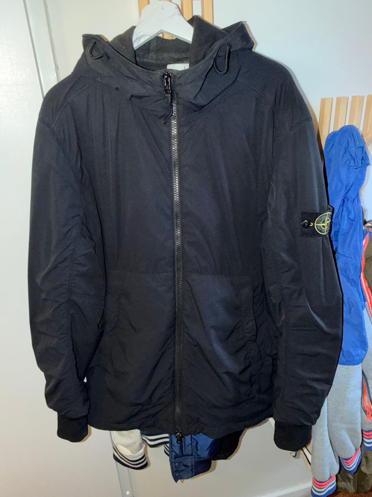 STONE ISLAND JACK XL, Ophalen, Zo goed als nieuw, Maat 56/58 (XL), Blauw