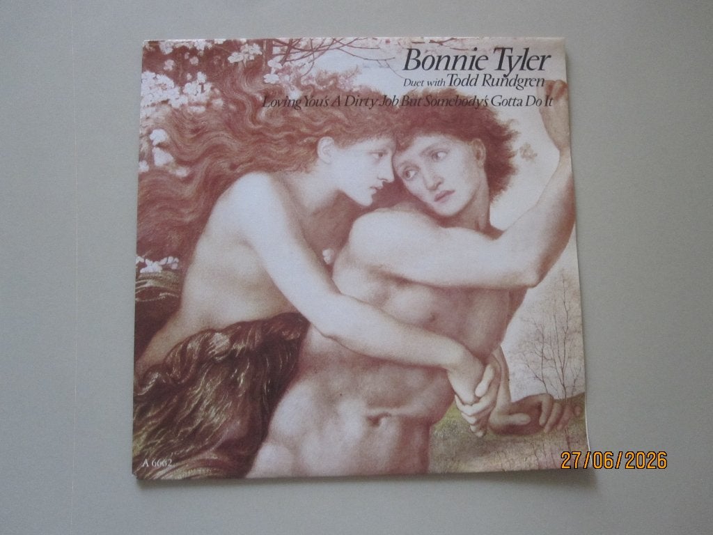 BONNIE TYLER - loving you's a dirty job but - vinyl 7", Gebruikt, 7 inch, Ophalen of Verzenden, Rock en Metal