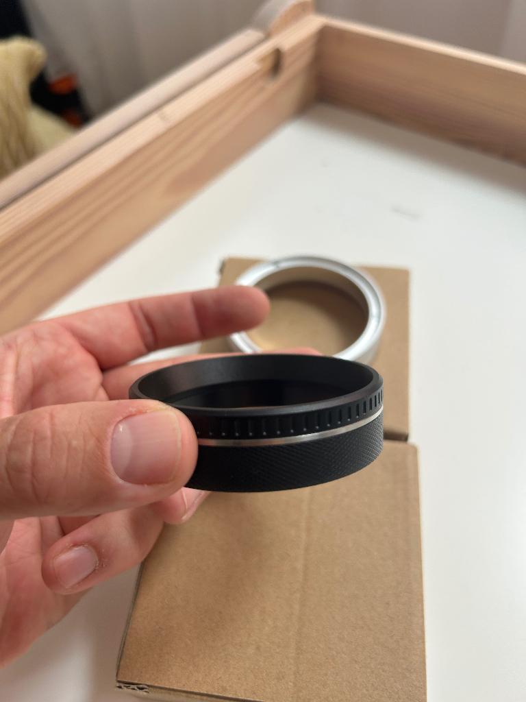 Magnetische Doseerring 54mm voor Sage Barista (Zilv/ Zwart), Ophalen, Overige merken, Nieuw, Barista-accessoire