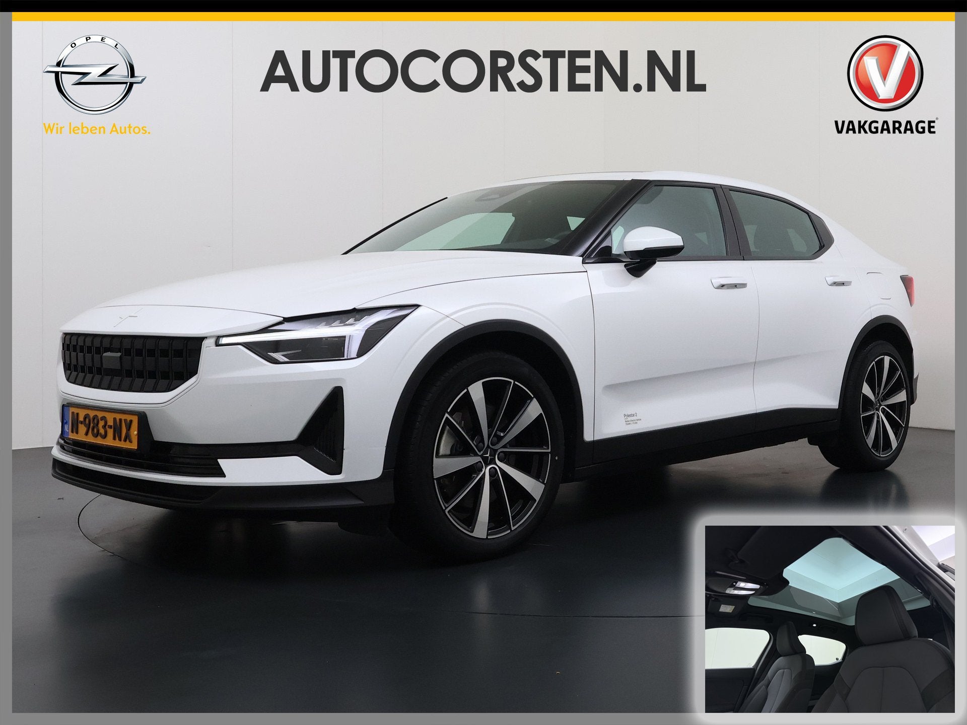 Polestar 2 Long Range Warmtepomp Panoramadak Head-up display, Polestar 2, Stof, Gebruikt, 24 min