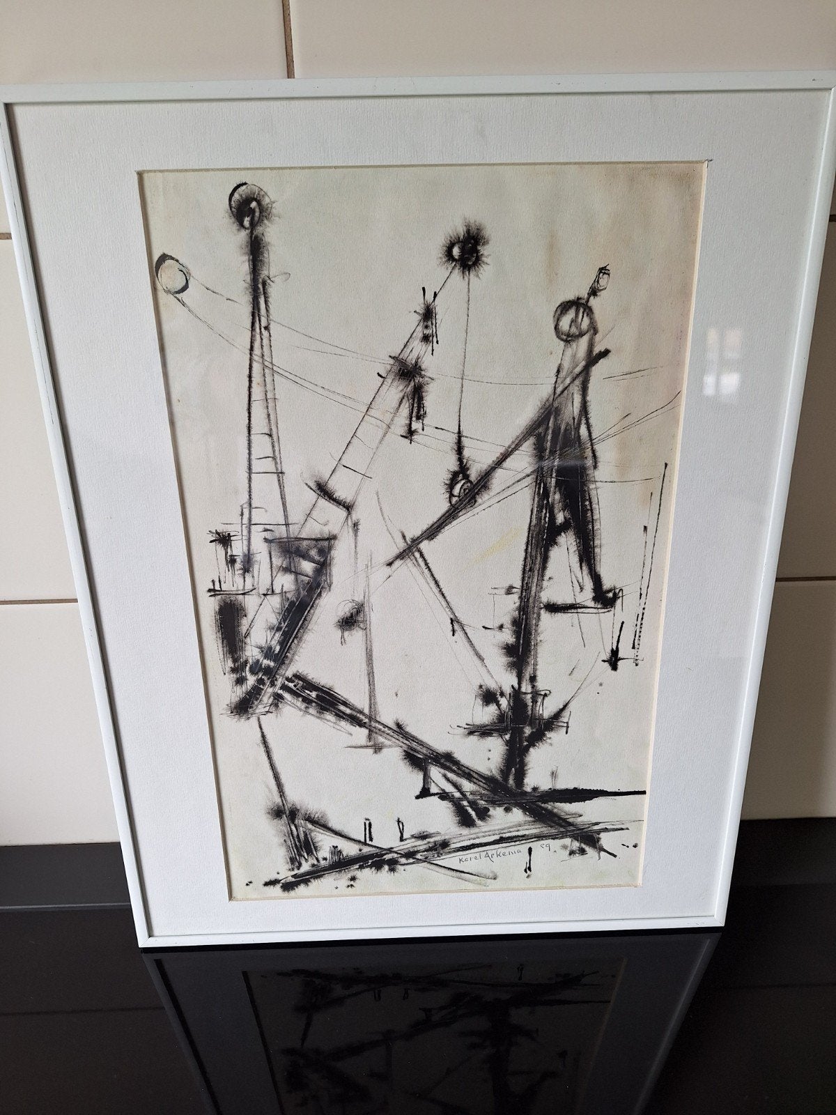 Karel Arkema - Groninger Ploeg - Haven Delfzijl (1959), Ophalen of Verzenden