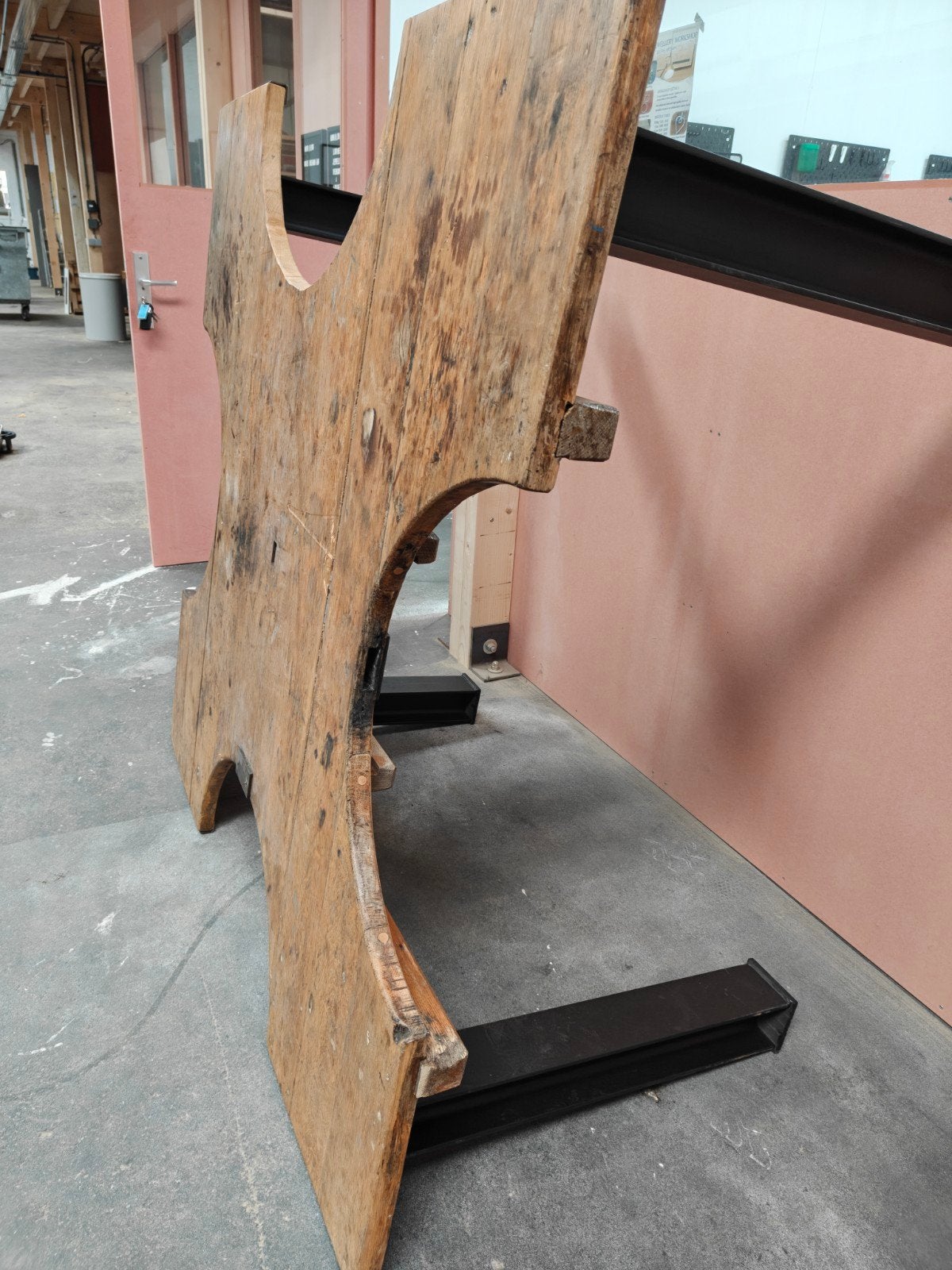 Authentieke Vintage Goudsmids werkbank / Zilversmidstafel, Antiek en Kunst, Ophalen