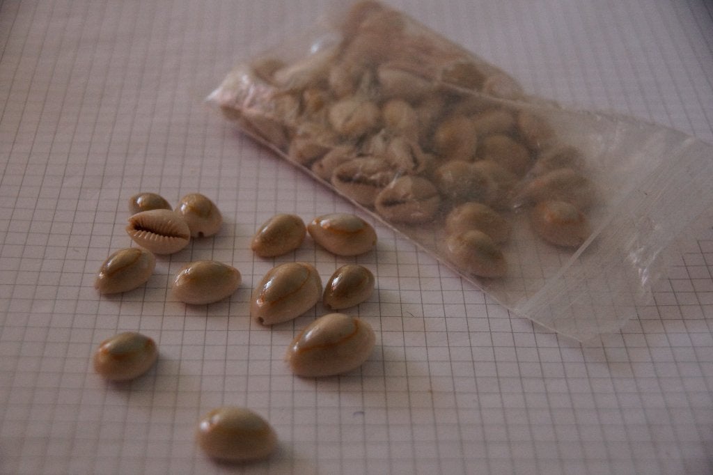 schelpjes voor Wari spel, Hobby en Vrije tijd, Ophalen of Verzenden, Gebruikt