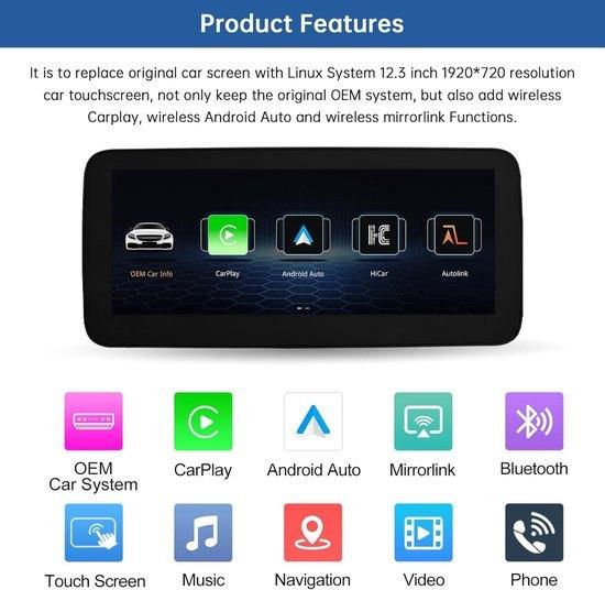 12,3 Inch Auto Touchscreen – Multimedia Scherm, Corvance B.V., Verzenden, Nieuw, Corvancebol@gmail.com