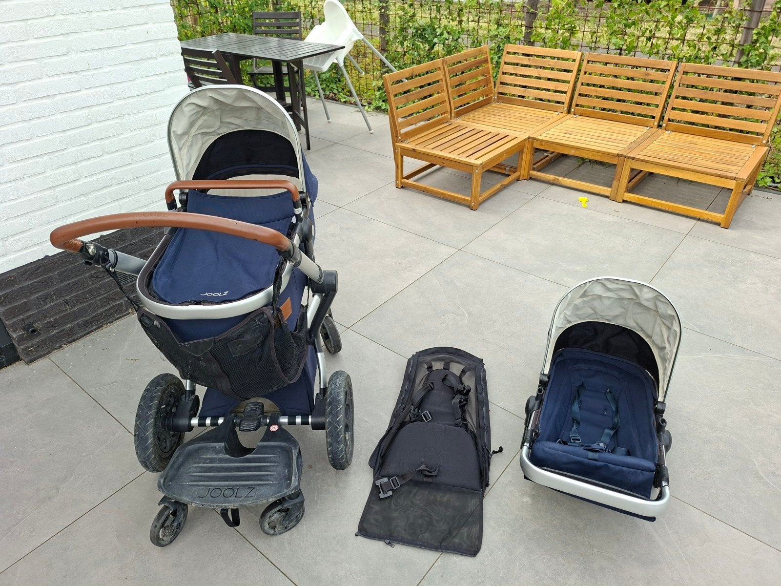 Joolz Geo Kinderwagen met complete accessoire set, Gebruikt, Combiwagen, Met reiswieg, Ophalen