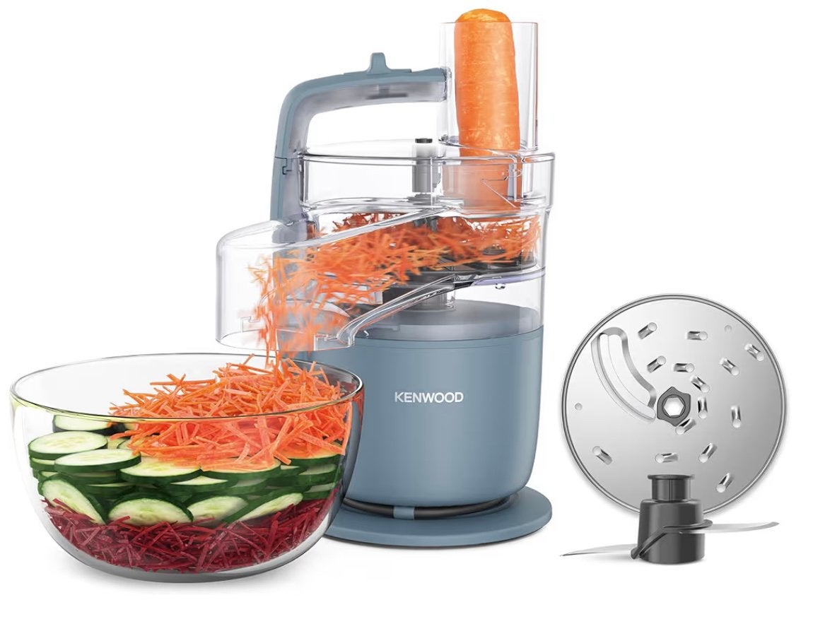 KENWOOD FOODPROCESSOR NIEUWSTAAT, Witgoed en Apparatuur, Minder dan 1 liter, Ophalen of Verzenden, Zo goed als nieuw, 3 snelheden of meer