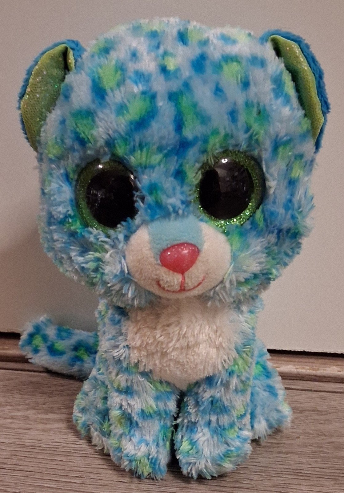 ty beanie boo panter Leona 16 cm, Overige karakters, Overige typen, Ophalen of Verzenden, Zo goed als nieuw