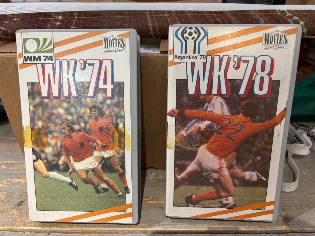 Videoband van WK 1974 en WK 1978, Verzamelen, Sportartikelen en Voetbal, Ophalen of Verzenden, Gebruikt, Overige binnenlandse clubs