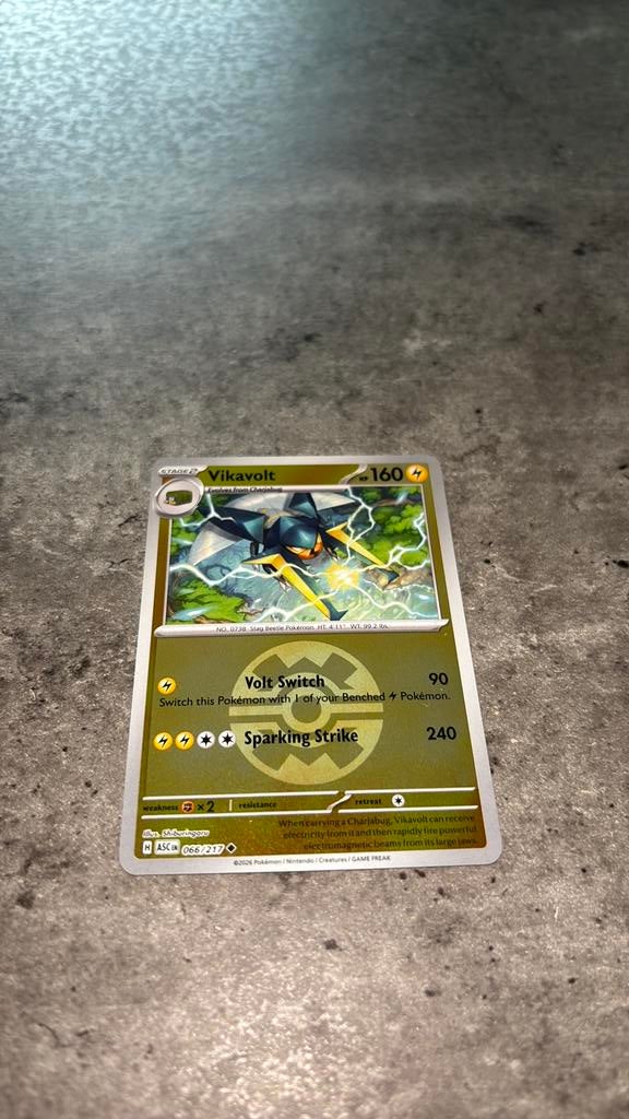 Vikavolt POKEBALL (066/217) Ascended Heroes, Ophalen of Verzenden, Zo goed als nieuw