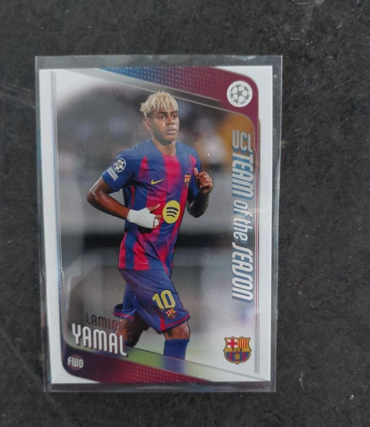 Lamine Yamal Rookie FC Barcelona Topps, Ophalen of Verzenden, Zo goed als nieuw, Plaatje
