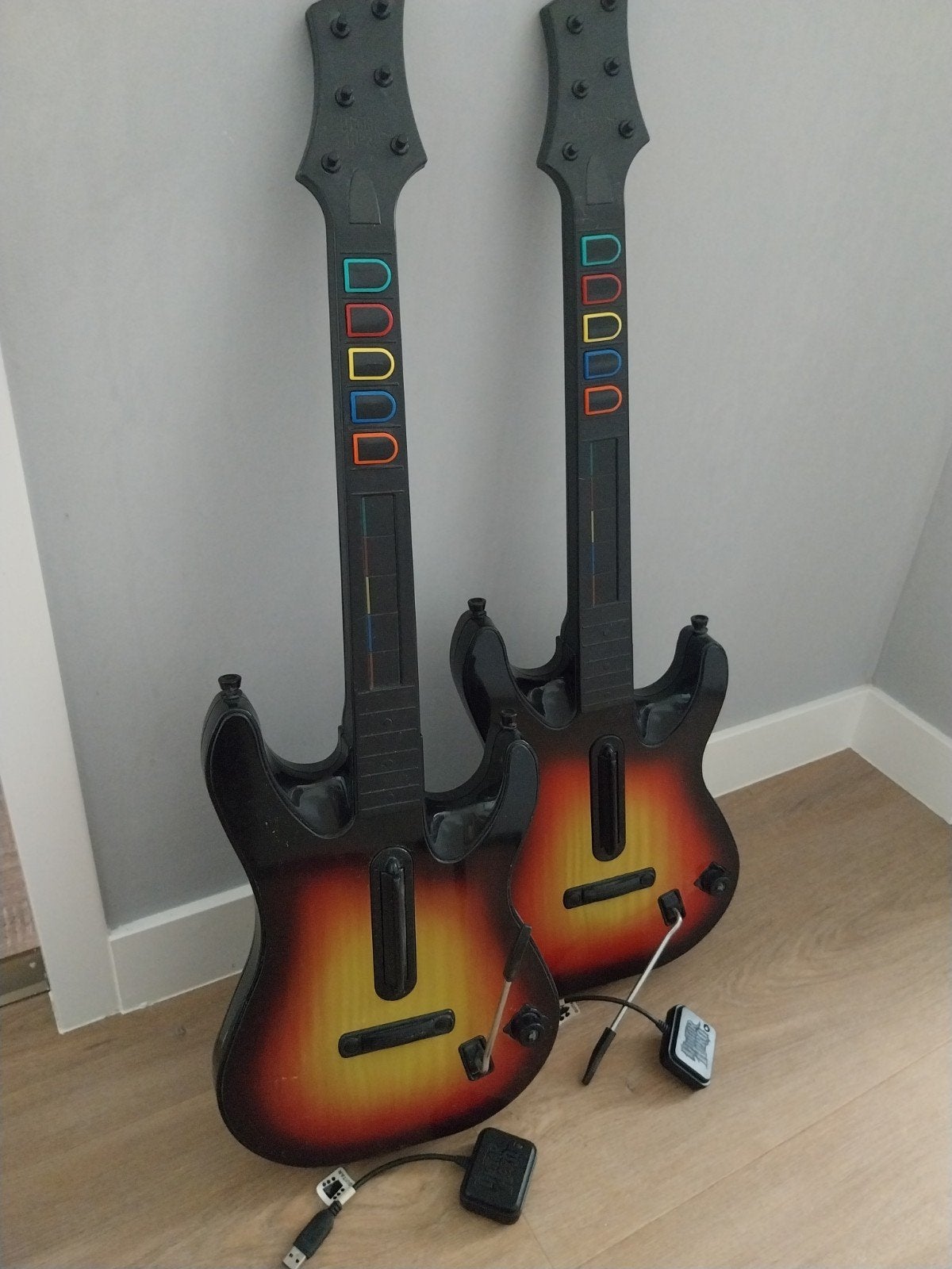 2x Guitar Hero controller PS3 + originele ontvangers
