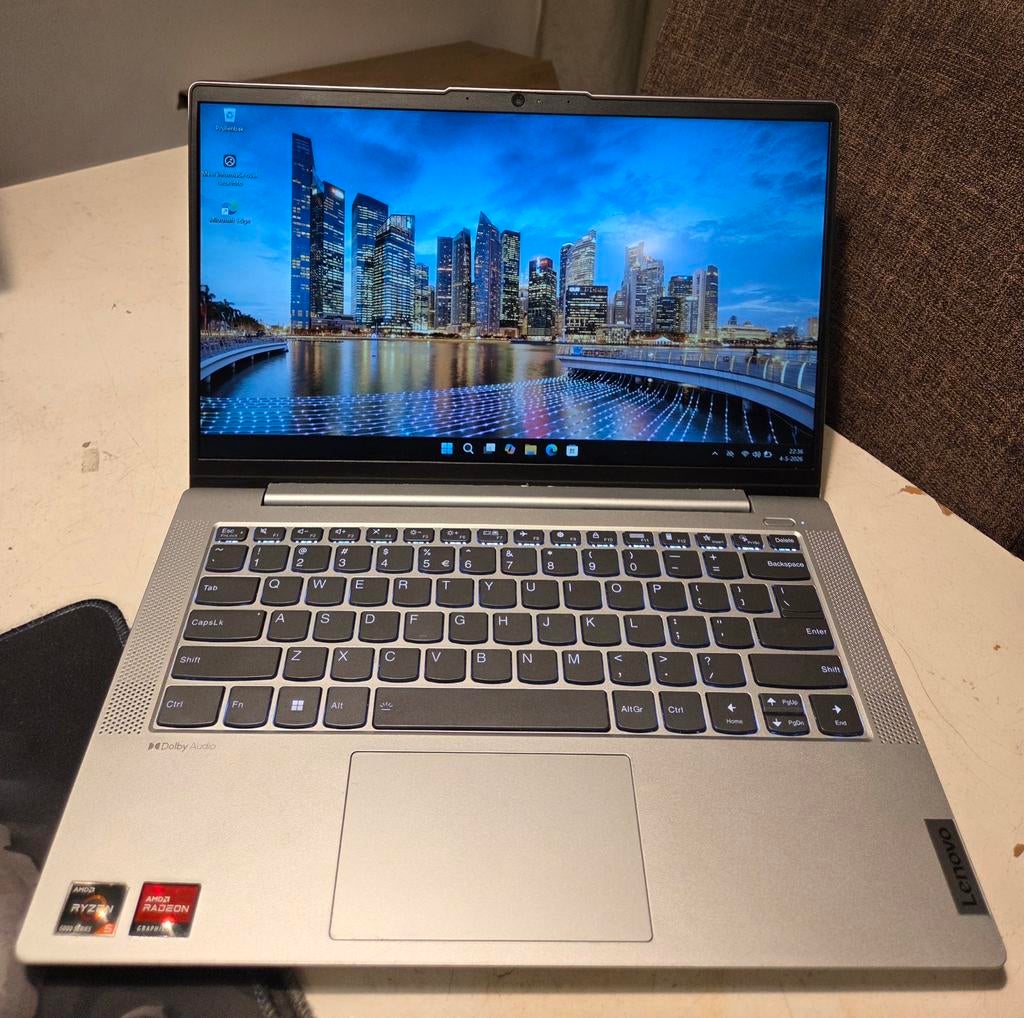 Laptop Lenovo ideapad 5 - 14 ABA7 - 256 GB - 8 GB -, 14 inch, Qwerty, 8 GB, Ophalen of Verzenden