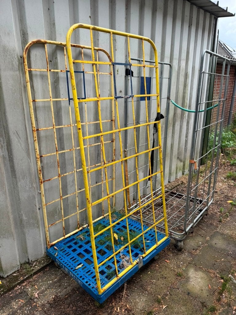 Rolcontainers met 2 hekken te koop, 100 liter of meer, Ophalen, Gebruikt, Transportkar