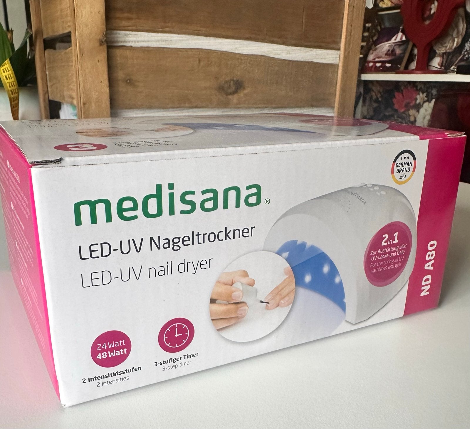 Nieuwe Medisana LED-UV Nageldroger - Ongebruikt!, Ophalen, Nieuw, Overige typen