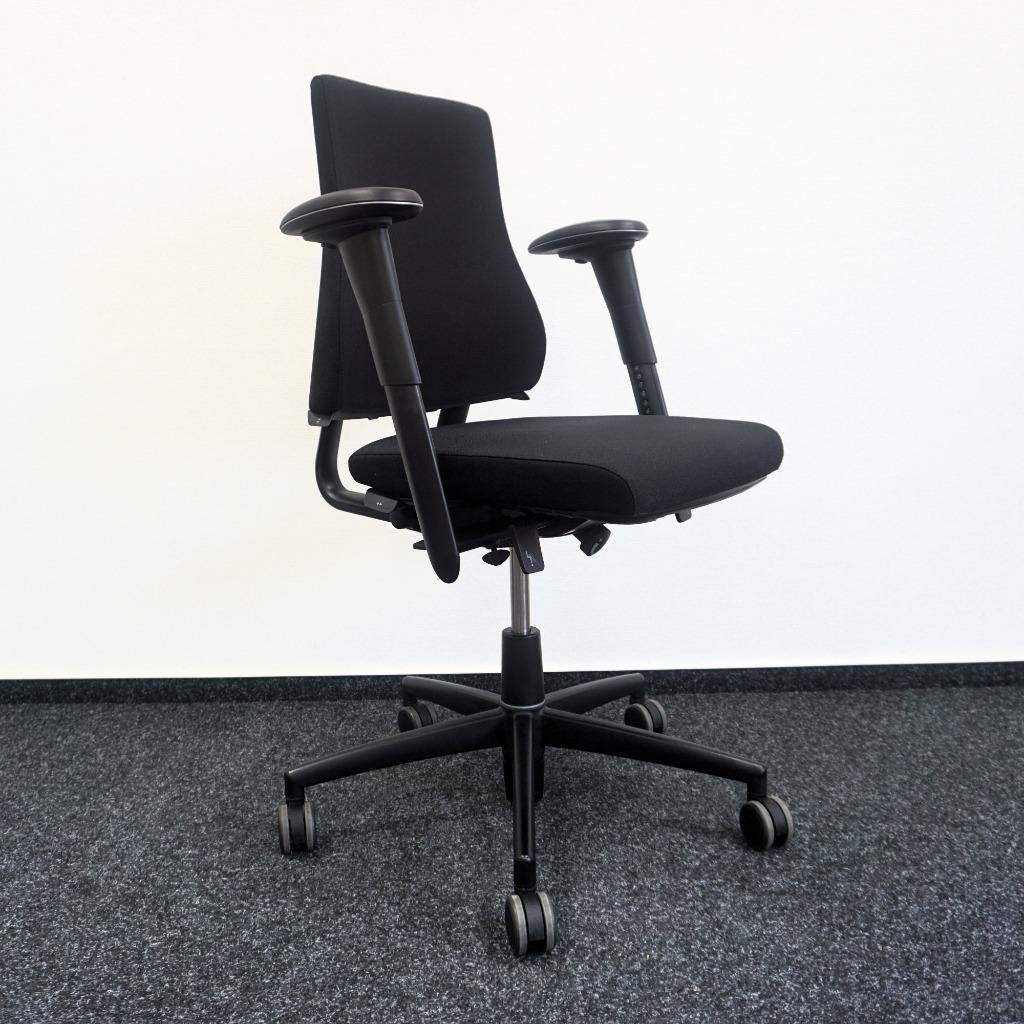 BMA Axia 2.2 Hoge Rug Bureaustoel |  Gestoffeerd | Zwart, Gebruikt, -, Zwart, -