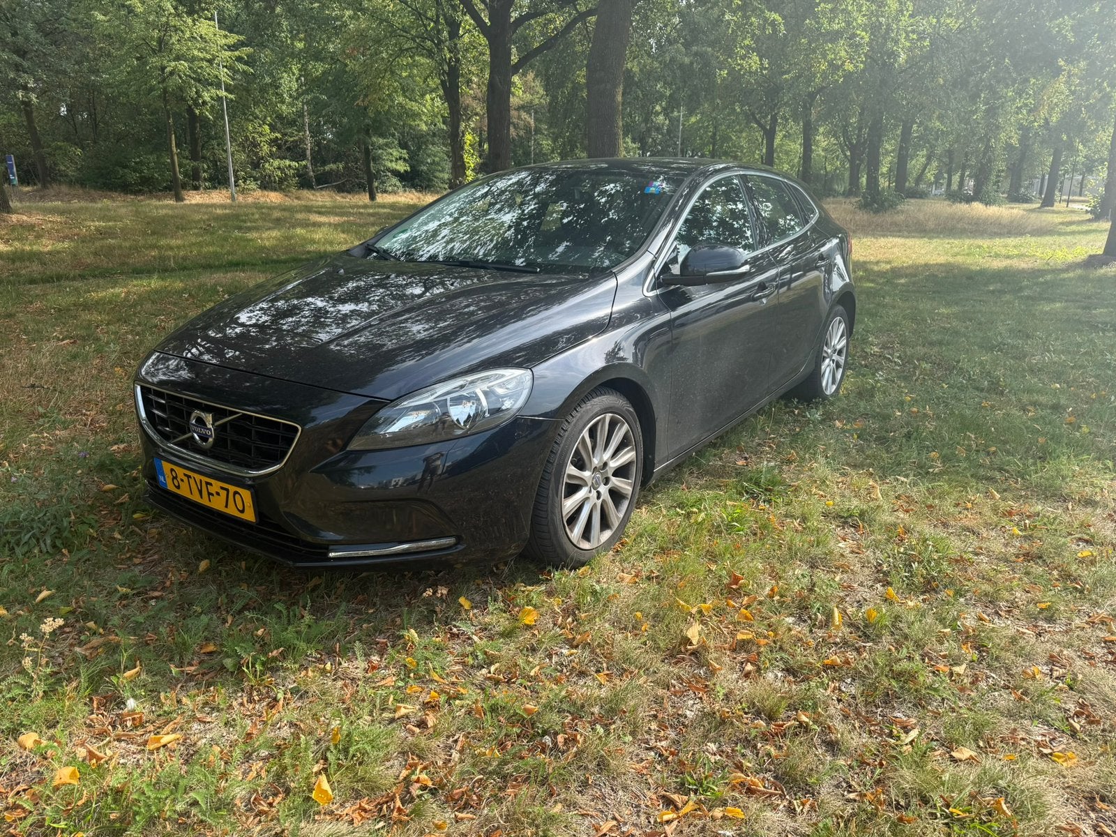 Volvo V40 1.6 D2 115PK 2014 Zwart, Voorwielaandrijving, 4 cilinders, Zwart, Origineel Nederlands