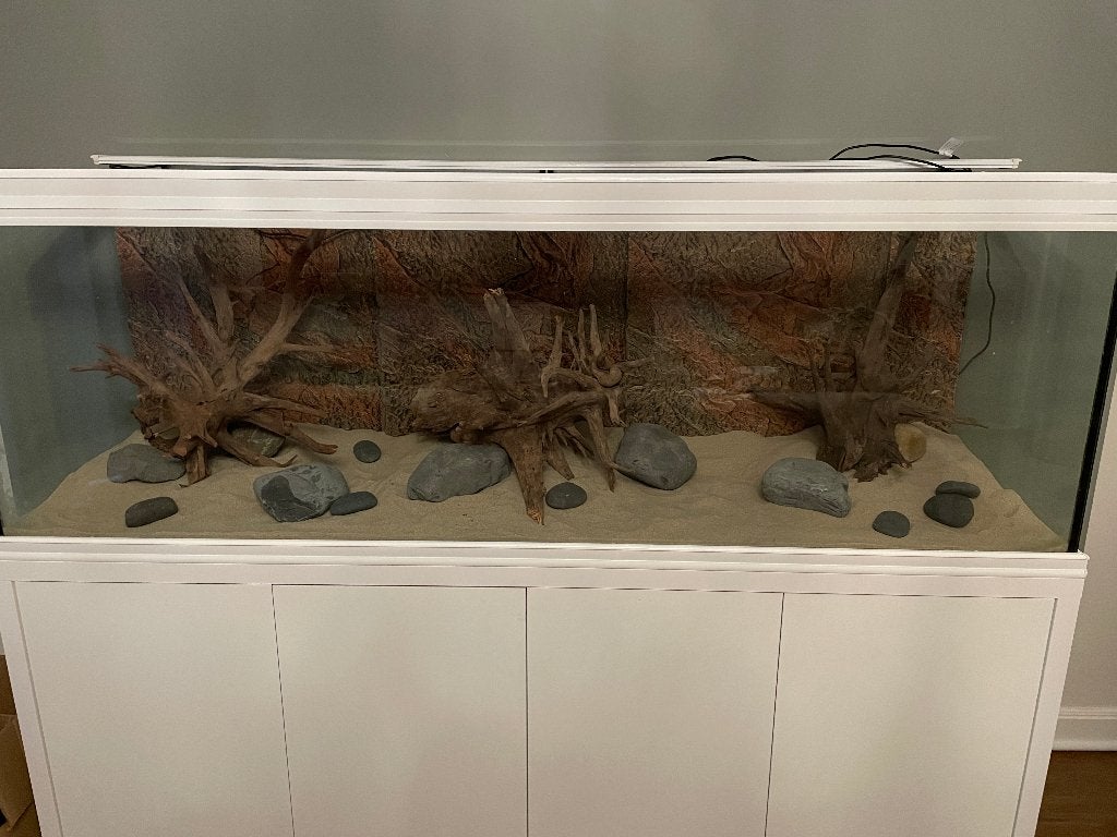 Aquarium 200 x 60 x 60 + Led-verlichting + Pomp, Dieren en Toebehoren, Vissen | Aquaria en Toebehoren, Ophalen, Zo goed als nieuw