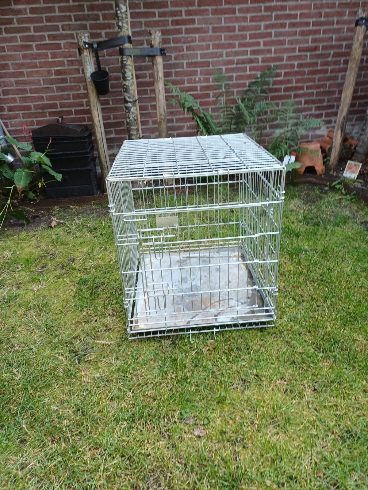 hondenbench reiskooi opvouwbaar, Ophalen, Gebruikt