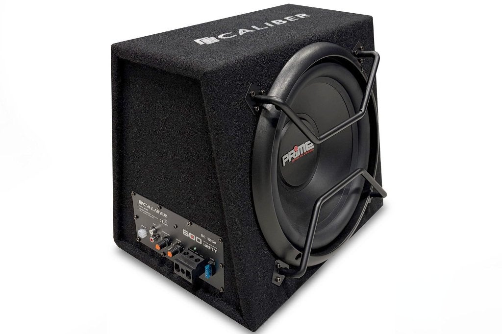 Caliber BC112SA Actieve Subwoofer + Kabelset (600W/200Wrms), ., Ophalen of Verzenden, Zo goed als nieuw, .
