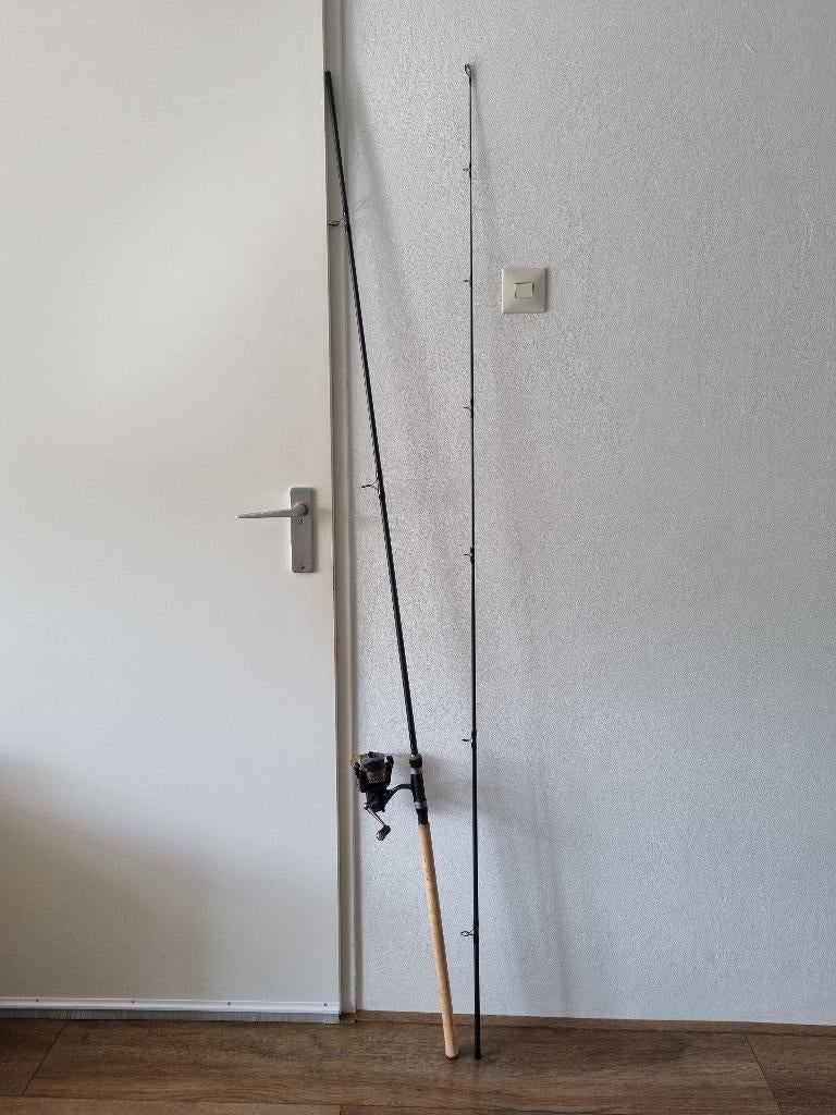 Korum Omega 12ft karper/feeder hengel Spro Passion XTR molen, Ophalen, Nieuw, Werphengel