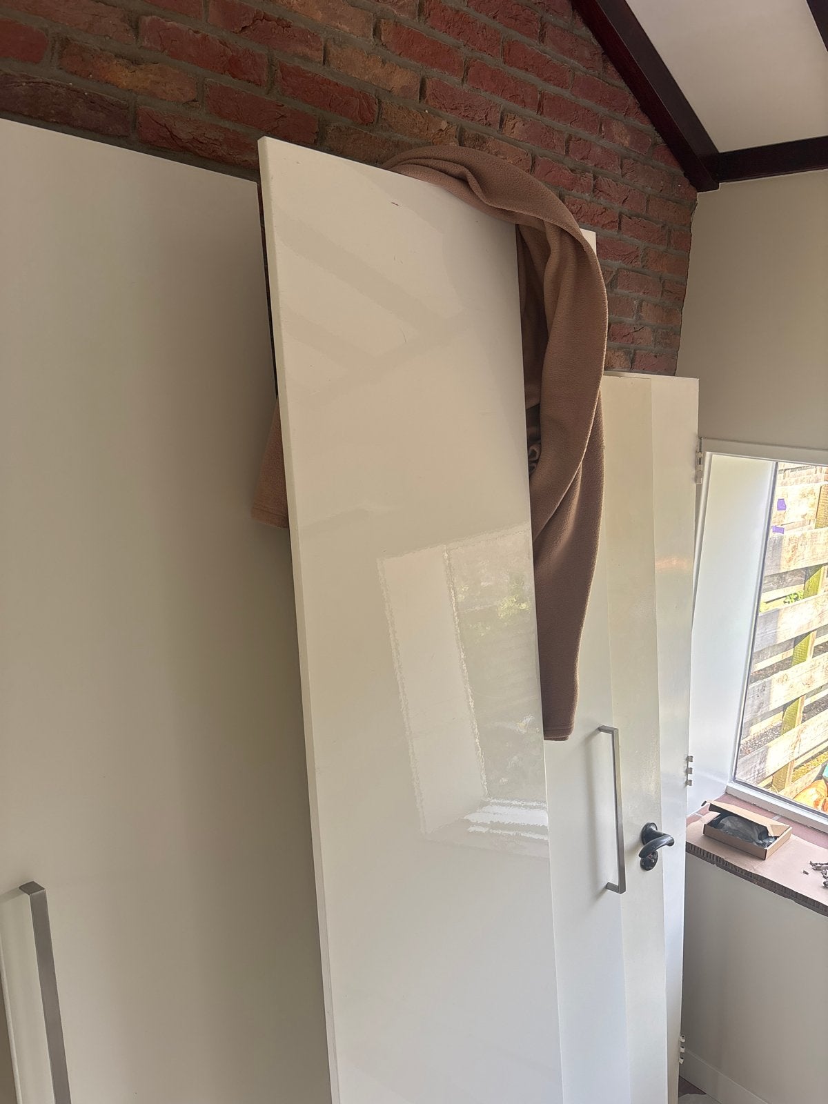 IKEA PAX deur hoogglans wit – 236 x 50 cm, Huis en Inrichting, Kasten | Kledingkasten, Ophalen, Kunststof, Gebruikt, 200 cm of meer