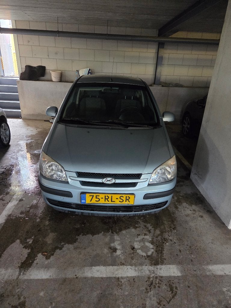 Hyundai Getz 1.3 3DRS 2005 Blauw, Auto's, Hyundai, Voorwielaandrijving, 40 €/maand, 4 cilinders, Metallic lak