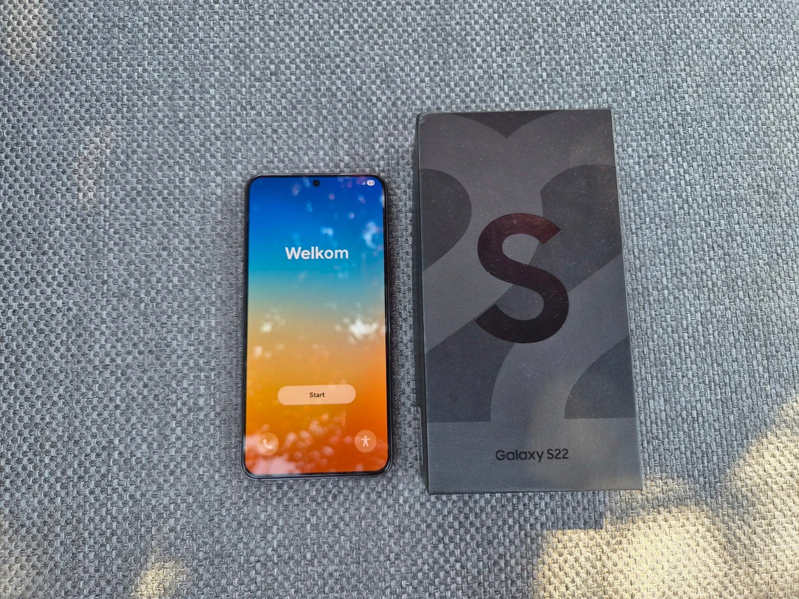 Samsung Galaxy S22 128GB Zwart, Telecommunicatie, Mobiele telefoons | Samsung, Zwart, Touchscreen, Ophalen of Verzenden, Zo goed als nieuw