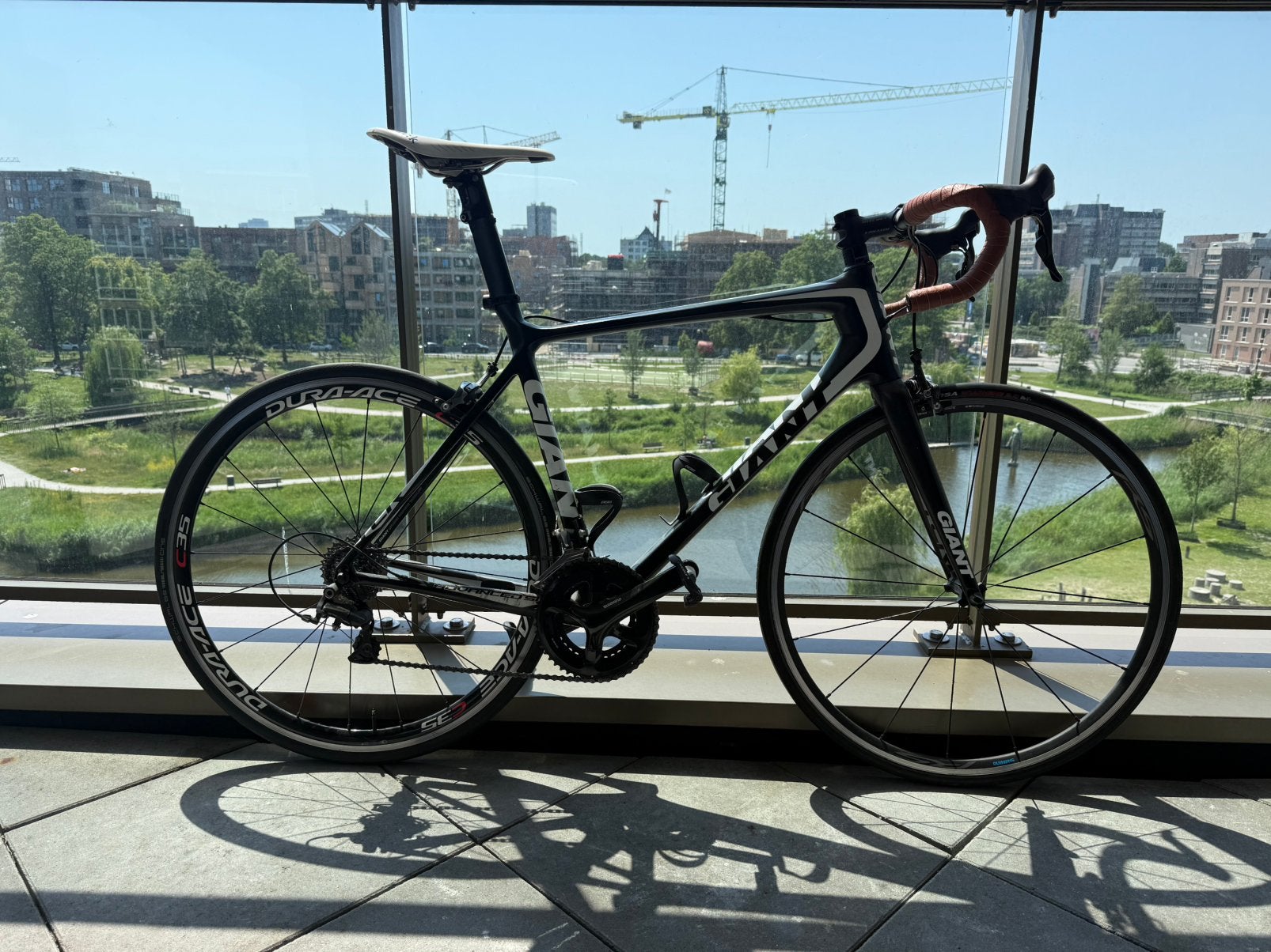 Giant TCR Advanced SL – Carbon fiets met dura ace — maat 58, Ophalen, Carbon, Giant, Zo goed als nieuw