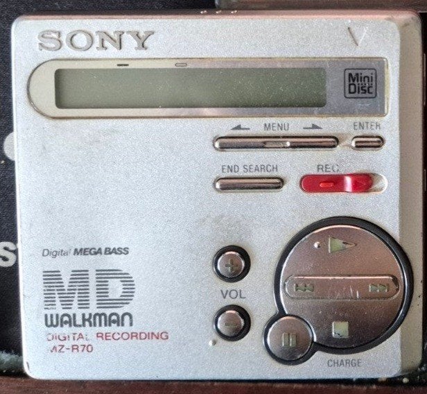 Sony MD Walkman MZ-R70 Minidisc-recorder te koop, Ophalen of Verzenden, Minidisc-recorder
