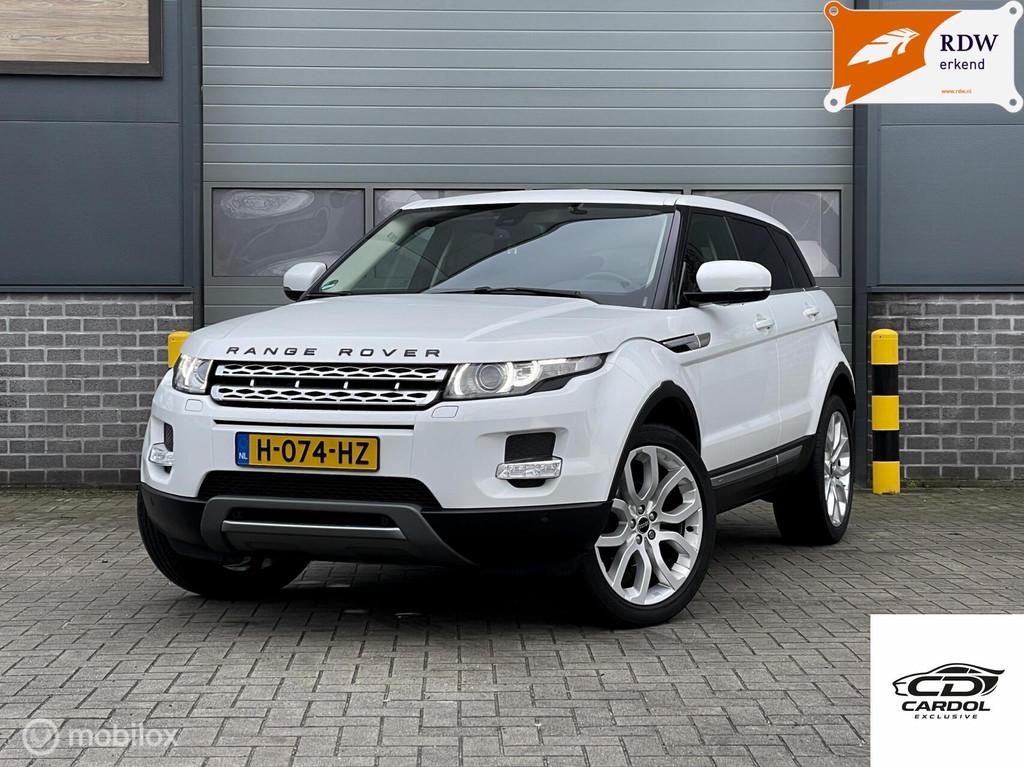 Land Rover Range Rover Evoque 2.0 Si4WD Prestige-Full Option, Auto's, Euro 5, Zwart, Wit, Bedrijf