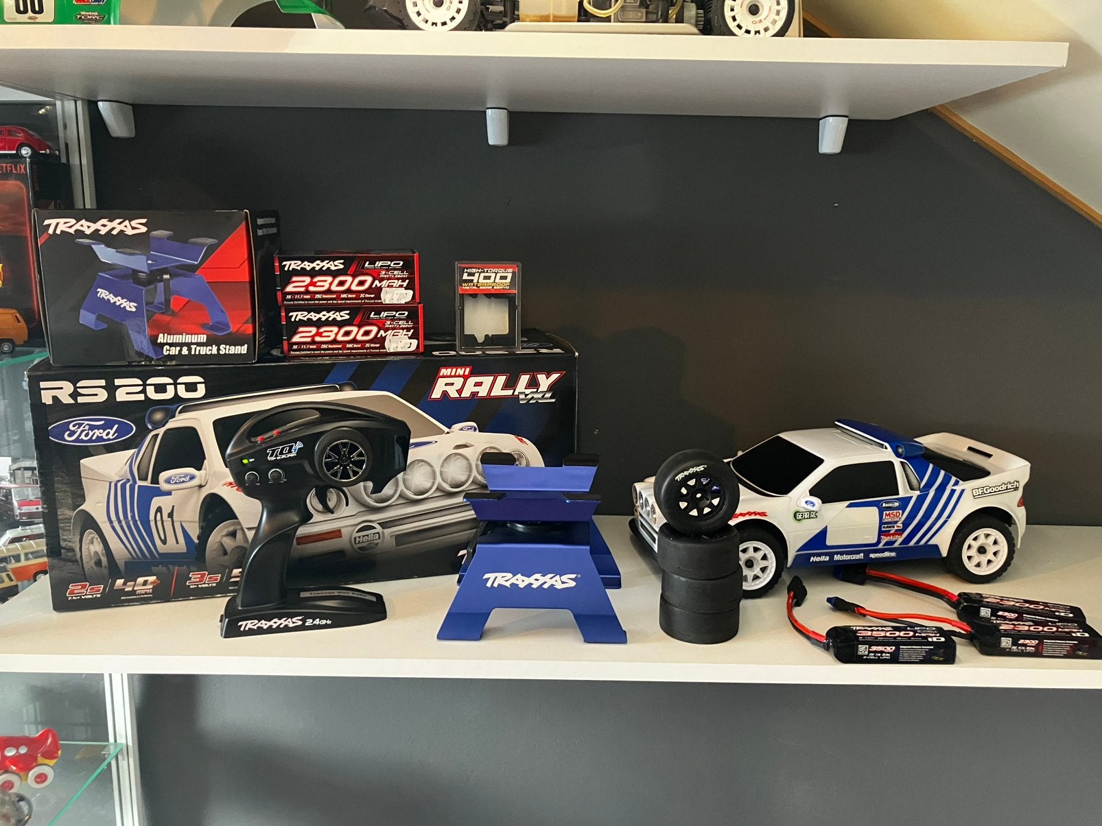 Traxxas Mini Rally RS 200 vxl met upgrades!, Elektro, Auto offroad, Ophalen of Verzenden, Zo goed als nieuw