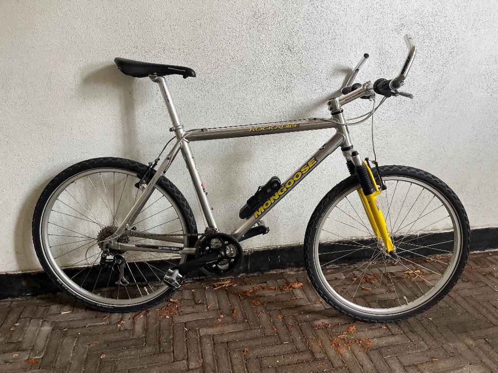 Mongoose Rockadile 19.5’’, early ‘90s, RockShox 21R., Fietsen en Brommers, Gebruikt, Hardtail, 49 tot 53 cm, Ophalen