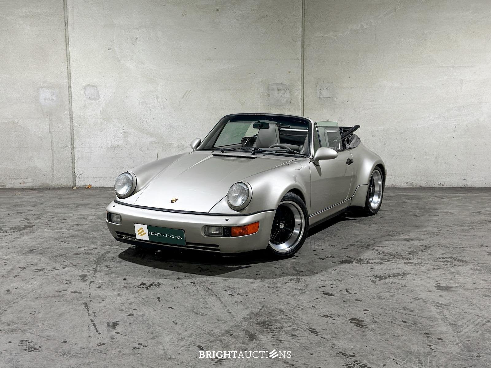 Porsche 911 Carrera 4 3.6 (bj 1990, automaat), Auto's, Oldtimers, Automaat, Overige kleuren, Cabriolet, 4 stoelen