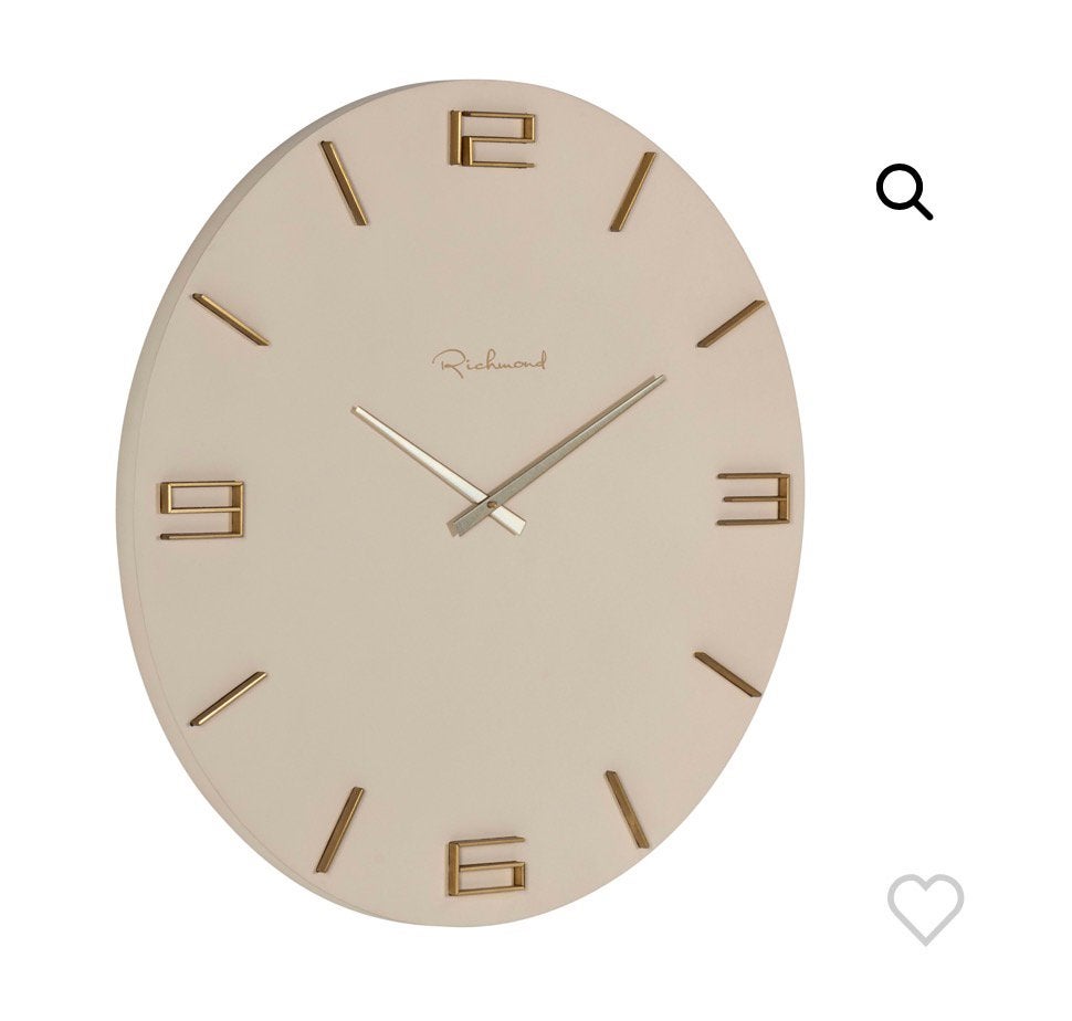 Richmond klok - Nieuw model, Ophalen of Verzenden, Nieuw, Analoog, Wandklok