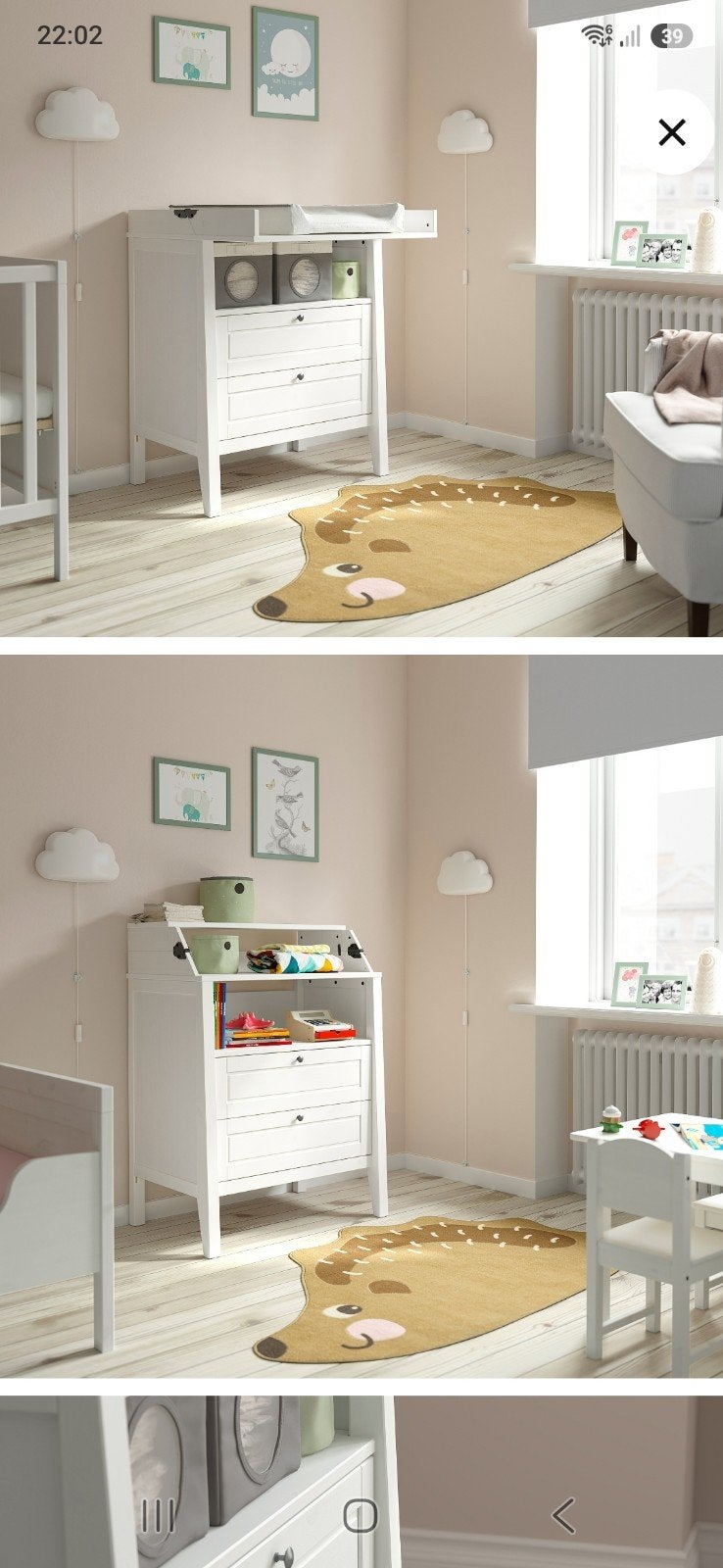 Ikea Sundvik Kast en Commode - Wit, Kinderen en Baby's, Ophalen, Zo goed als nieuw