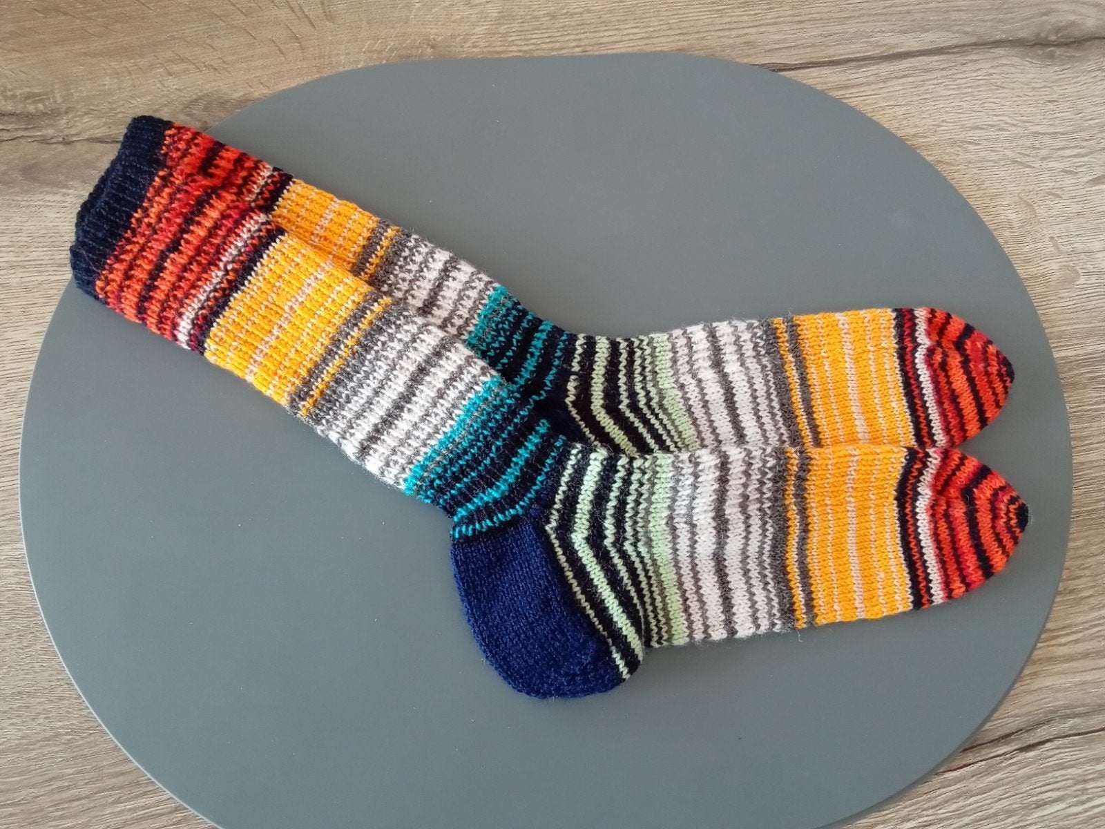 Mooie nieuwe handgebreide warme dikke sokken maat 39/40, Sokken en Kniesokken, Overige kleuren, Nieuw, Ophalen of Verzenden