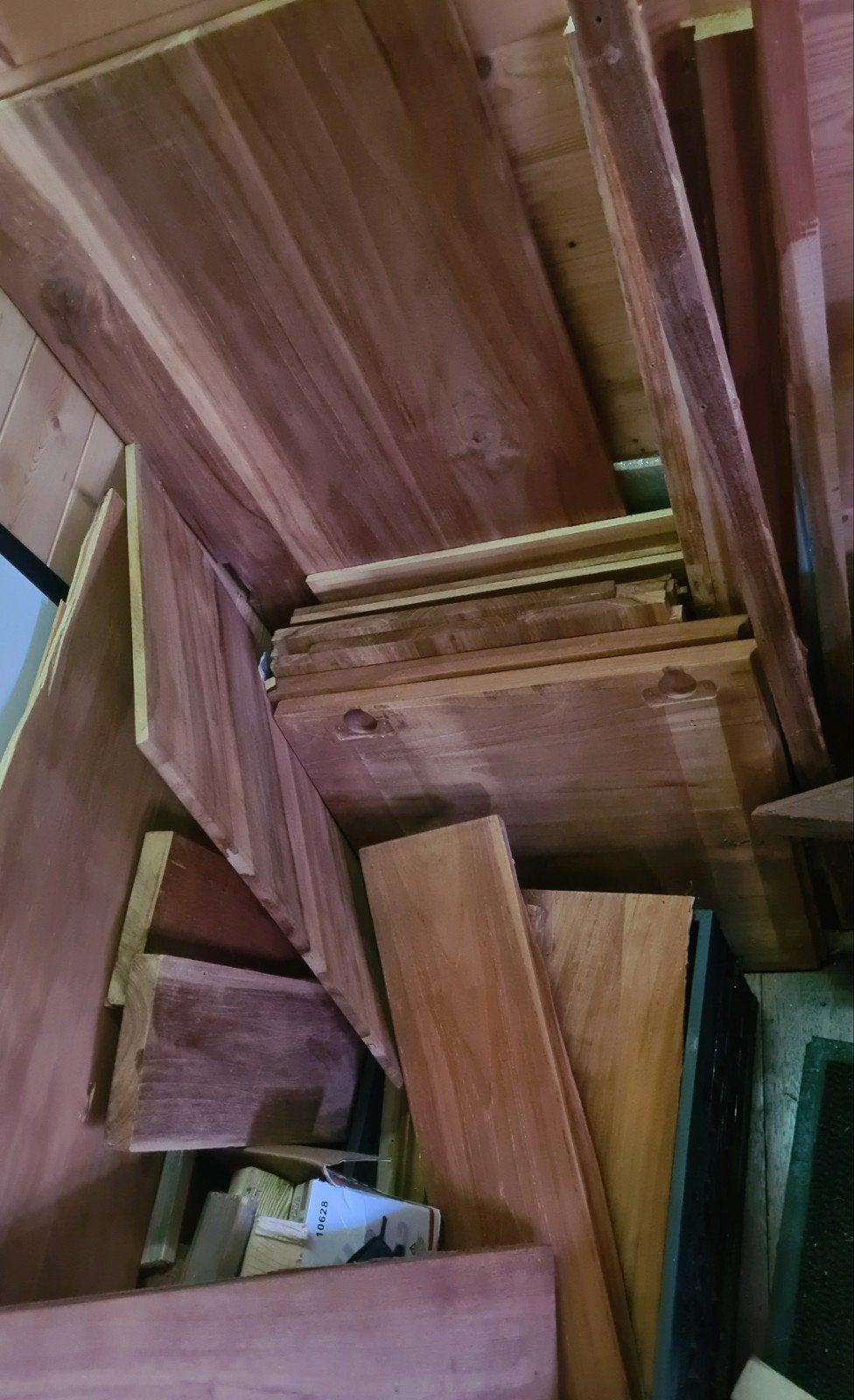 verschillende Teak houten planken en balken., Ophalen, Gebruikt, 25 tot 50 mm, 200 tot 250 cm