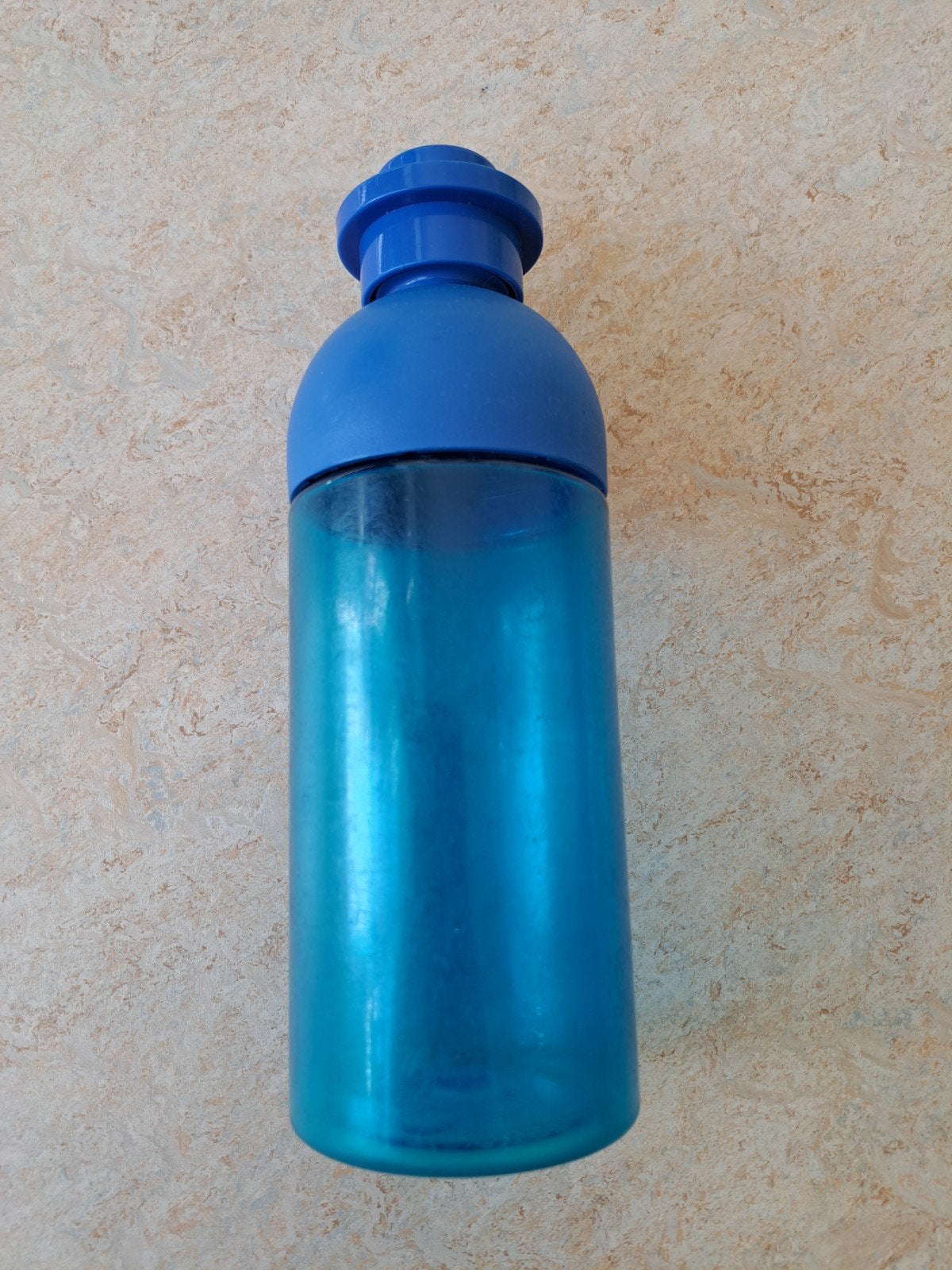 Lego drinkbeker blauw - Handige bidon voor onderweg, Ophalen of Verzenden, Gebruikt, Overige typen, Lego
