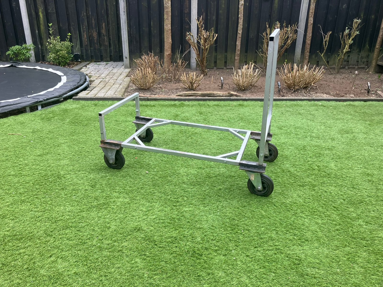 Stevige Transportkar / Dolly op wielen, 100 liter of meer, Ophalen, Gebruikt, Transportkar
