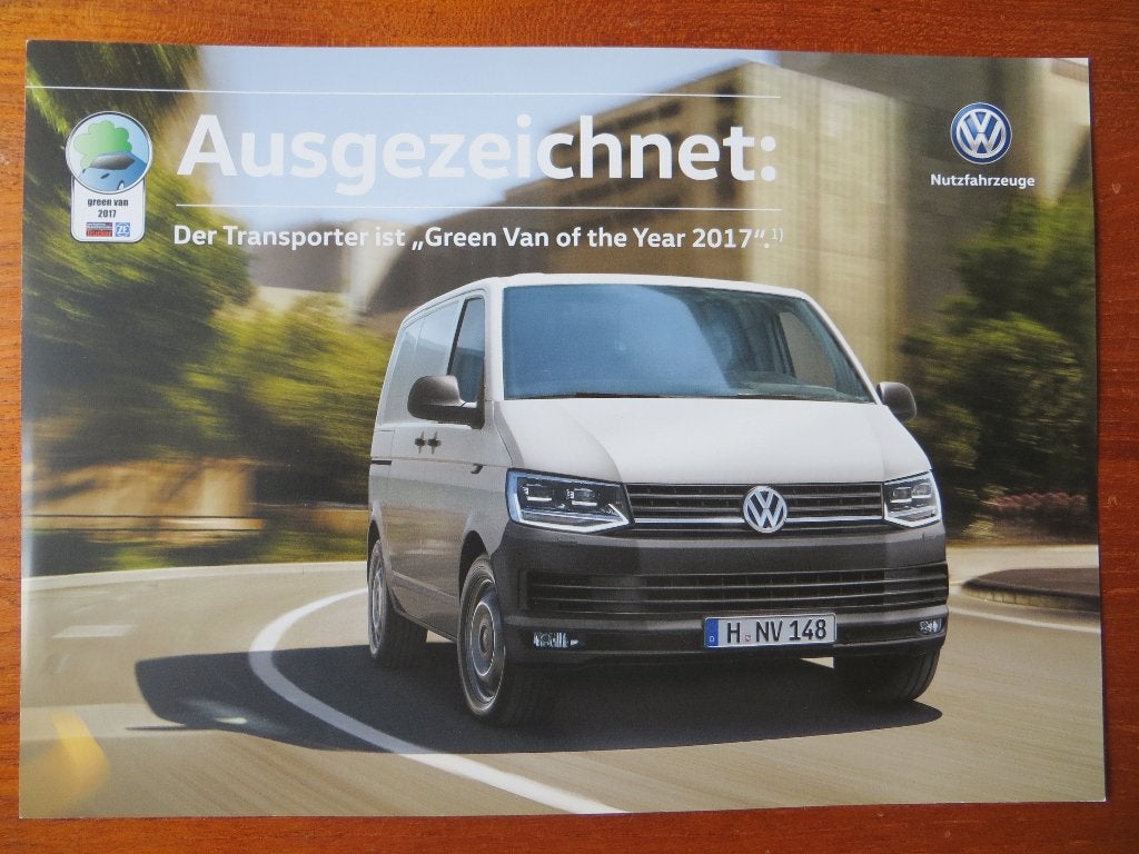 Volkswagen Transporter Ausgezeignet Green Van of the Year, Ophalen of Verzenden, Nieuw, Volkswagen