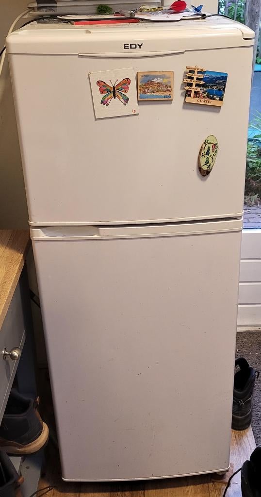 Koelkastje met vriezer, bijna gratis ;), Gebruikt, 120 tot 140 cm, Minder dan 60 cm, Vrijstaand