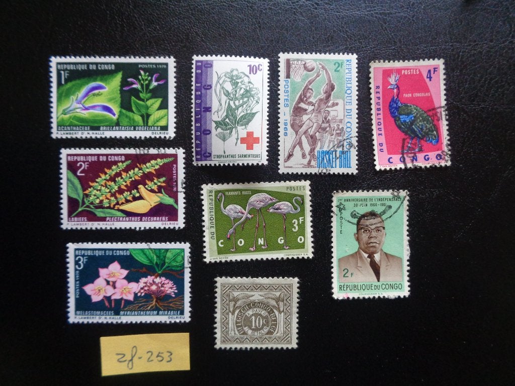 congo - diverse (zf-253), Ophalen of Verzenden, Overige landen, Gestempeld