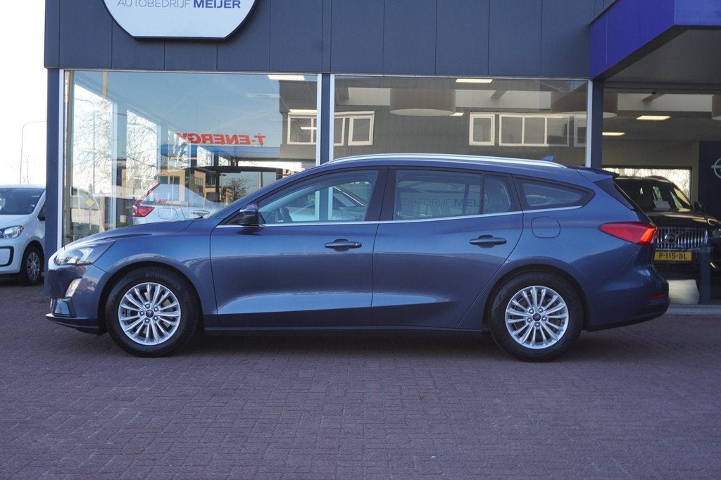Ford Focus Wagon 1.0 EcoBoost Titanium Business | Airco | Na, Auto's, Gebruikt, Euro 6, 23 km/l, Origineel Nederlands