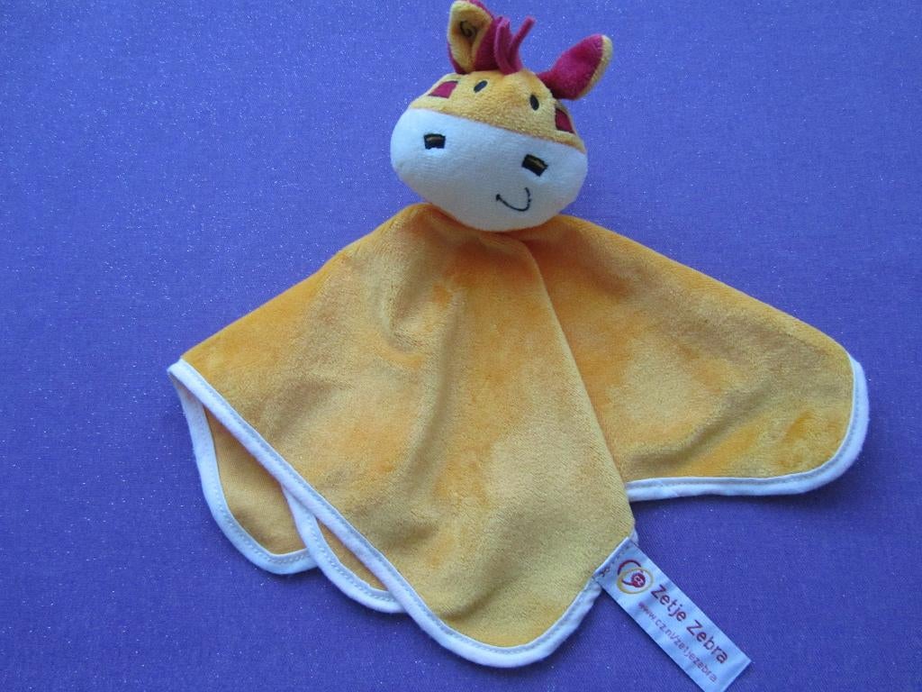 TIAMO Knuffeldoekje ZETJE ZEBRA **Nieuw**, Geel, Overige typen, Nieuw, Ophalen of Verzenden