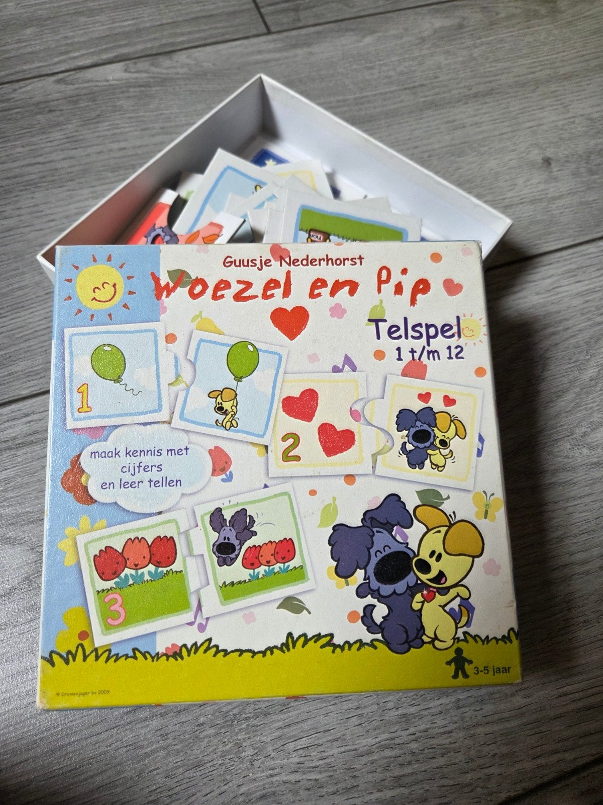 Woezel en Pip Telspel 1 t/m 12 - Leer Cijfers en Tellen, Kinderen en Baby's, Speelgoed | Educatief en Creatief, Ophalen of Verzenden