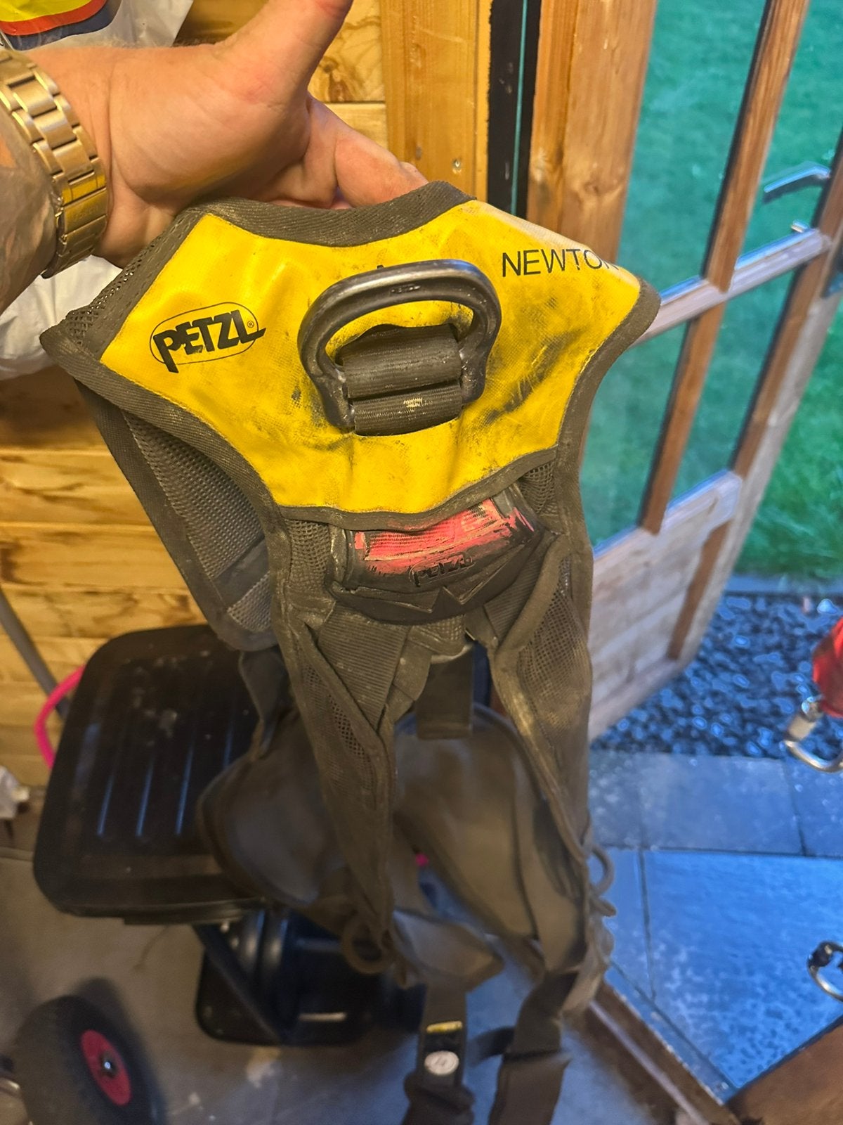 Petzl valgordel/veiligheidsharnas incl lijnen, Ophalen of Verzenden, Gebruikt