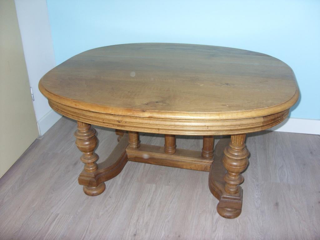 Antieke Eiken Salontafel, Huis en Inrichting, Tafels | Salontafels, Ophalen, Gebruikt, 100 tot 150 cm, Eikenhout